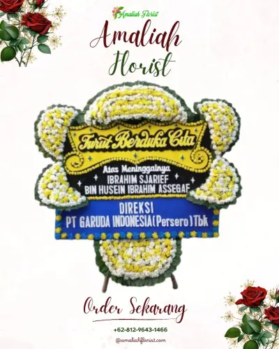 Papan Bunga Duka di Munjuljaya