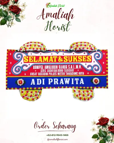 Karangan Bunga Ucapan Selamat di Munjuljaya