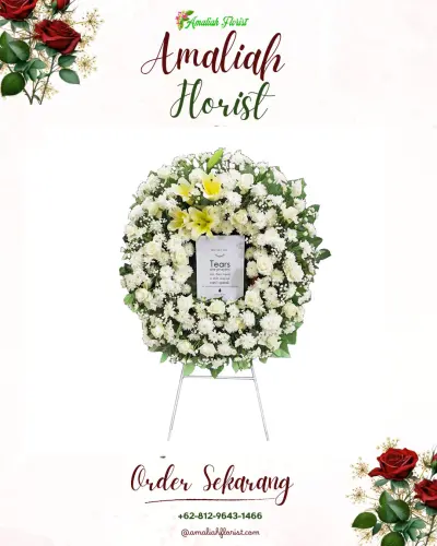 Krans Bunga Duka Cita di Munjuljaya